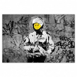 Plakat 93x62cm Banksy Buźka