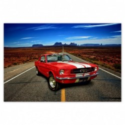 Plakat 93x62cm Ford Mustang...