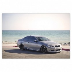 Plakat 93x62cm BMW na plaży