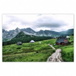 Plakat 93x62cm Tatry Hala...