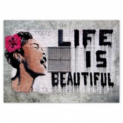 Plakat 70x50cm Life is...