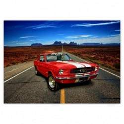 Plakat 70x50cm Ford Mustang...