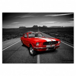Plakat 70x50cm Czerwony...