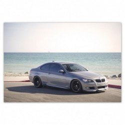 Plakat 200x135cm BMW na plaży