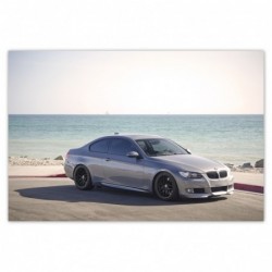 Plakat 120x80cm BMW na plaży