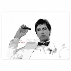 Naklejka 100x70cm Al Pacino...