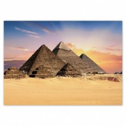 Plakat 70x50cm Piramidy...