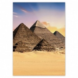 Plakat 50x70cm Piramidy...