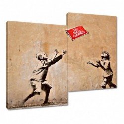 Obraz 80x70cm Banksy No...