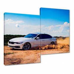 Obraz 80x70cm Drift BMW