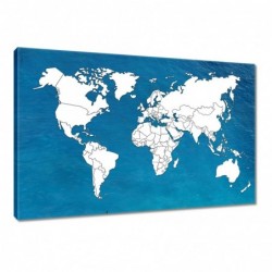 Obraz 60x40cm Mapa świata