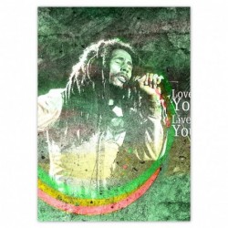 Plakat Bob Marley na...