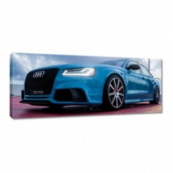 Obraz 100x40cm Niebieskie Audi
