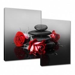 Obraz 80x70cm Czerwone róże...