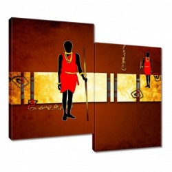 Obraz 80x70cm Wojownicy...