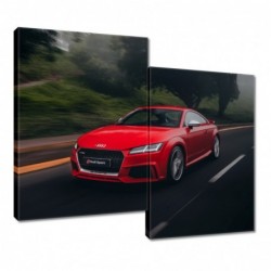 Obraz 80x70cm Czerwone Audi...