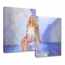 Obraz 80x70cm Laska jak anioł