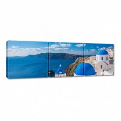 Obraz 90x30cm Santorini