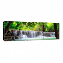 Obraz 120x40cm Wodospad w...