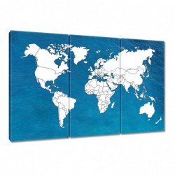 Obraz 120x80cm Mapa świata