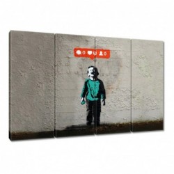 Obraz 120x80cm Banksy Like