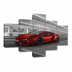 Obraz 100x70cm Czerwone Auto