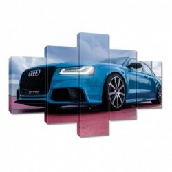 Obraz 100x70cm Niebieskie Audi