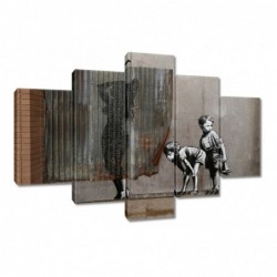 Obraz 150x105cm Banksy...