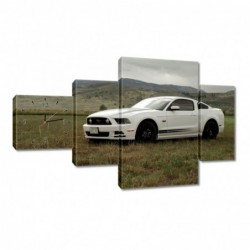 Zegar 130x80cm Biały Ford...