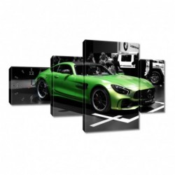 Zegar 130x80cm Mercedes AMG