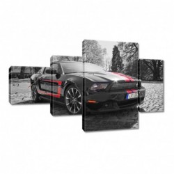 Zegar 130x80cm Czarny Ford...