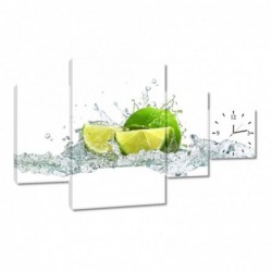 Zegar 130x80cm Limonka...