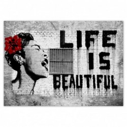 Plakat Banksy Life is...