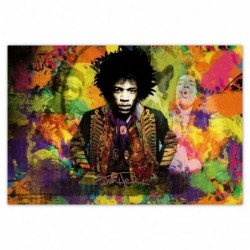 Plakat 200x135cm Jimmy Hendrix