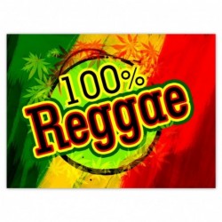 Plakat 135x100cm Muzyka Reggae