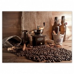 Plakat 135x100cm Świat kawosza