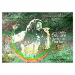Plakat Bob Marley na...