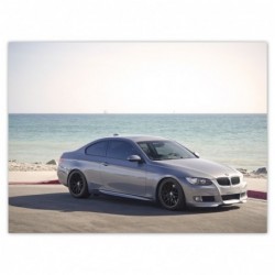 Plakat 135x100cm BMW na plaży