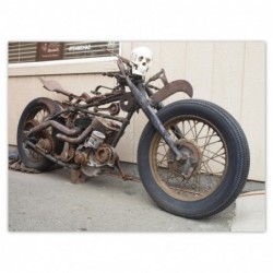 Plakat 135x100cm Motocykl z...