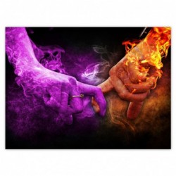 Plakat 135x100cm Miłosny dotyk