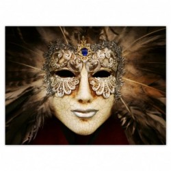 Plakat 135x100cm Maska wenecka