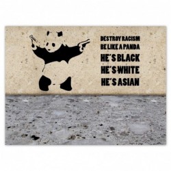 Plakat 135x100cm Banksy Panda