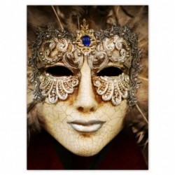 Plakat 100x135cm Maska wenecka