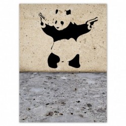 Plakat 100x135cm Banksy Panda