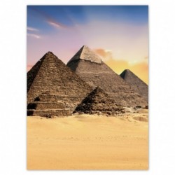 Plakat 100x135cm Piramidy...