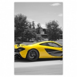 Plakat 62x93 Yellow McLaren P1