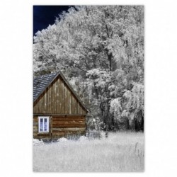 Plakat 62x93 Chata z bali