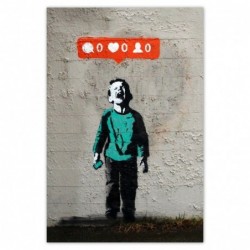 Plakat 62x93 Banksy Like