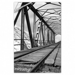Plakat 62x93 Most kolejowy...