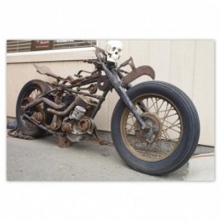 Plakat 155x105cm Motocykl z...